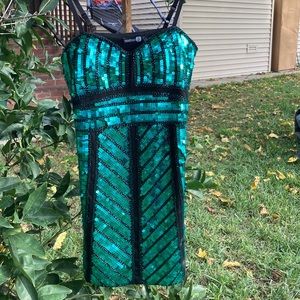 Sequin mini dress